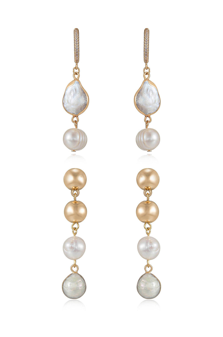 Duchess Pearl and Dangle Earrings