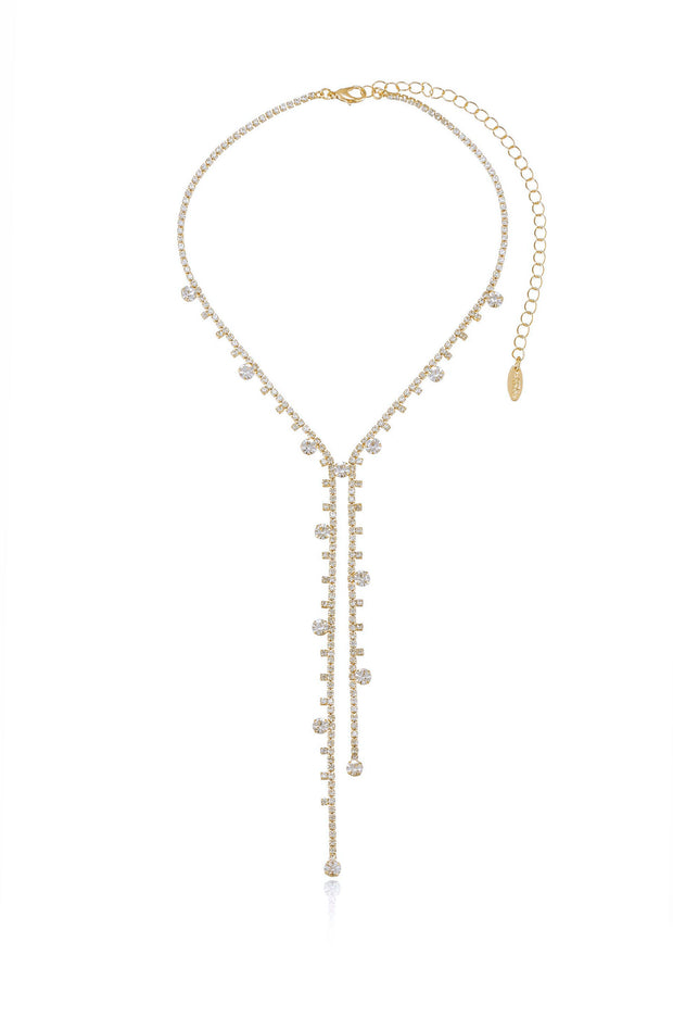 Delicate Crystal Lariat