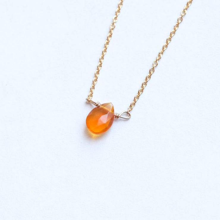 Carnelian Little Gemstone Necklace