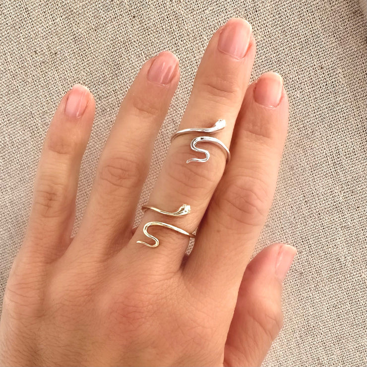 snake ring - gold