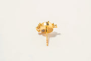 Frida Diamond Gold Vermeil Stud Earrings