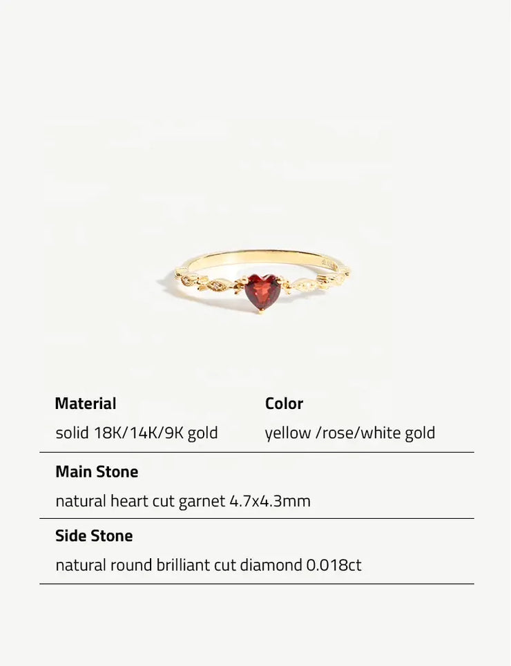 Guerilla Choice Royal Heart 18K Gold Love Ring