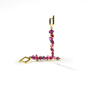 Elowen Rough Ruby Earrings