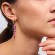 Elowen Rough Ruby Earrings