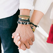 LOVE Bracelet - Black/White