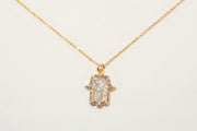 Hamsa Gold Vermeil Pendant Necklace