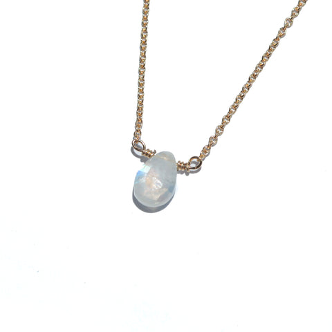 Moonstone Little Gemstone Necklace