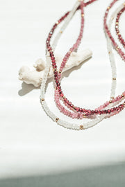 Ruby Moon Cycle Necklace
