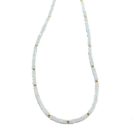 Moonstone Moon Cycle Necklace