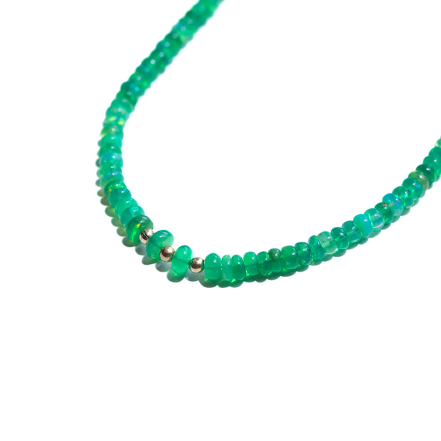 Green Opal Island Necklace