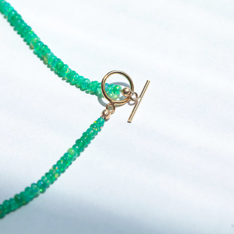 Green Opal Island Necklace