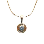 Aquamarine Gold Nantucket Necklace