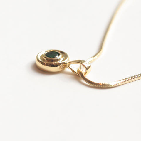 Emerald Gold Nantucket Necklace