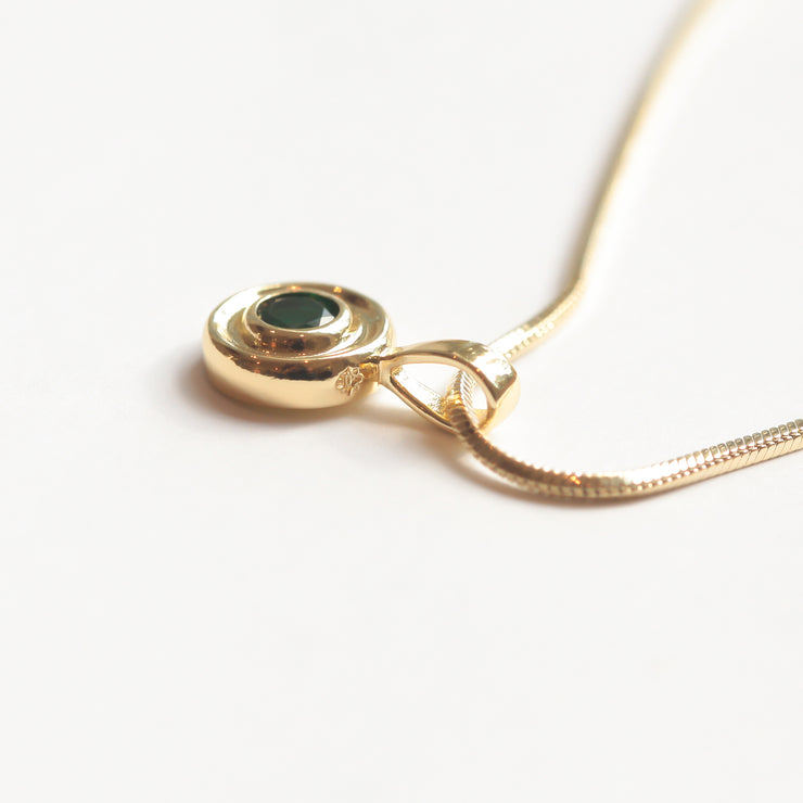 Emerald Gold Nantucket Necklace