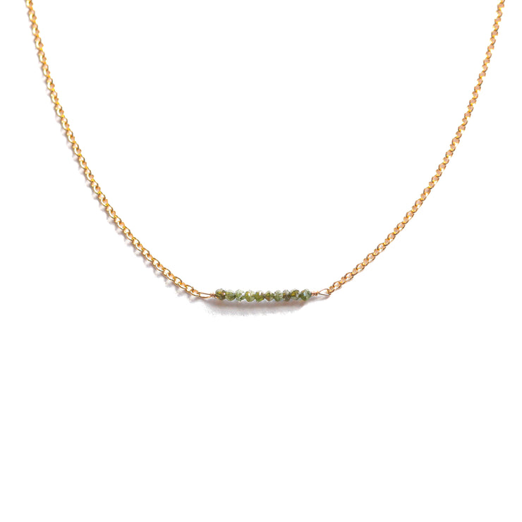 Green Diamond Necklace