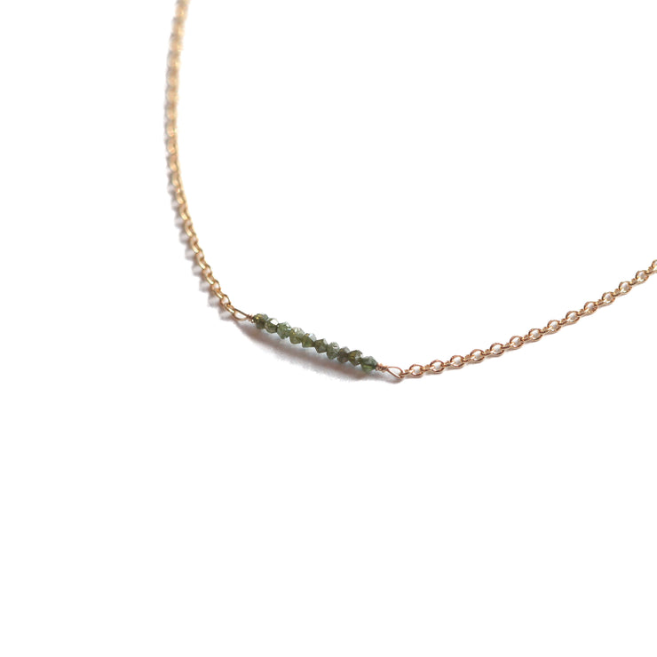 Green Diamond Necklace