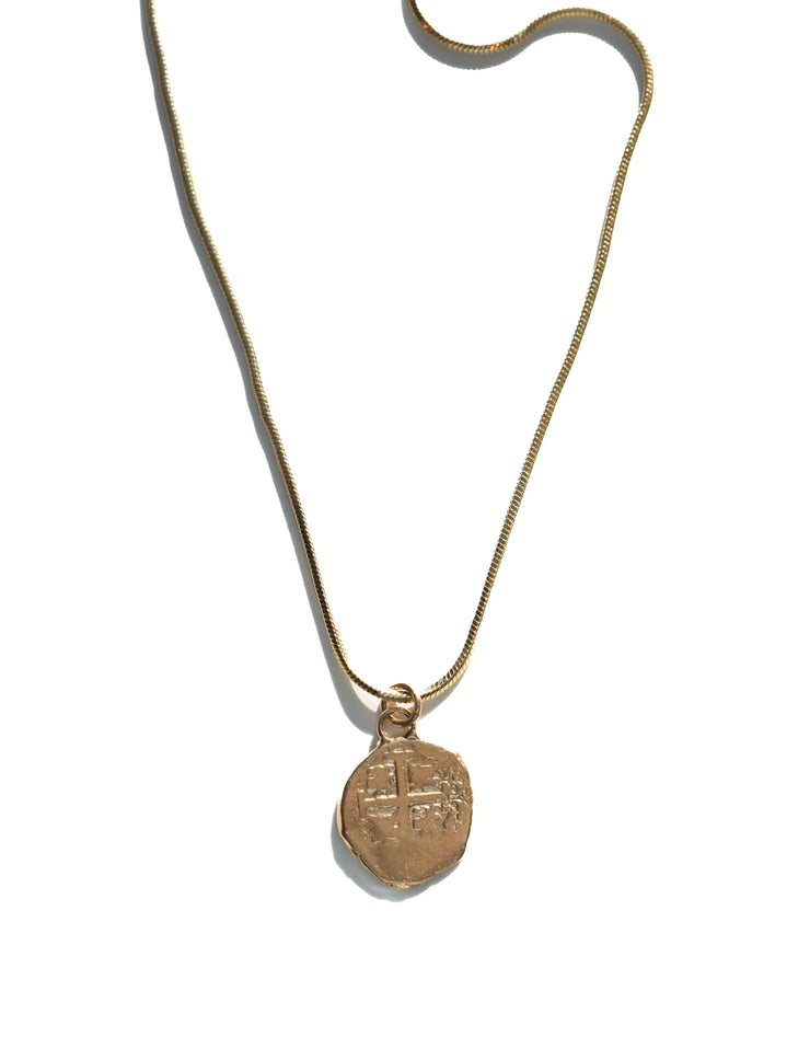 Omega Coin Necklace