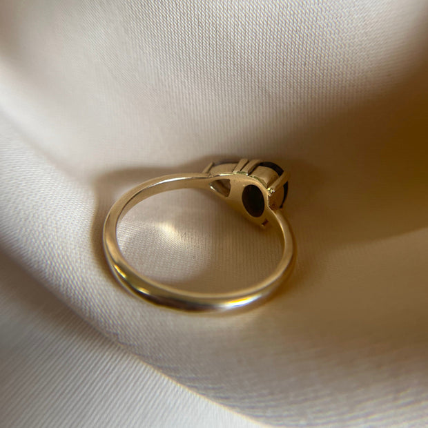 14k Yellow Gold Tourmaline & Pink Sapphire Ring - One of a Kind