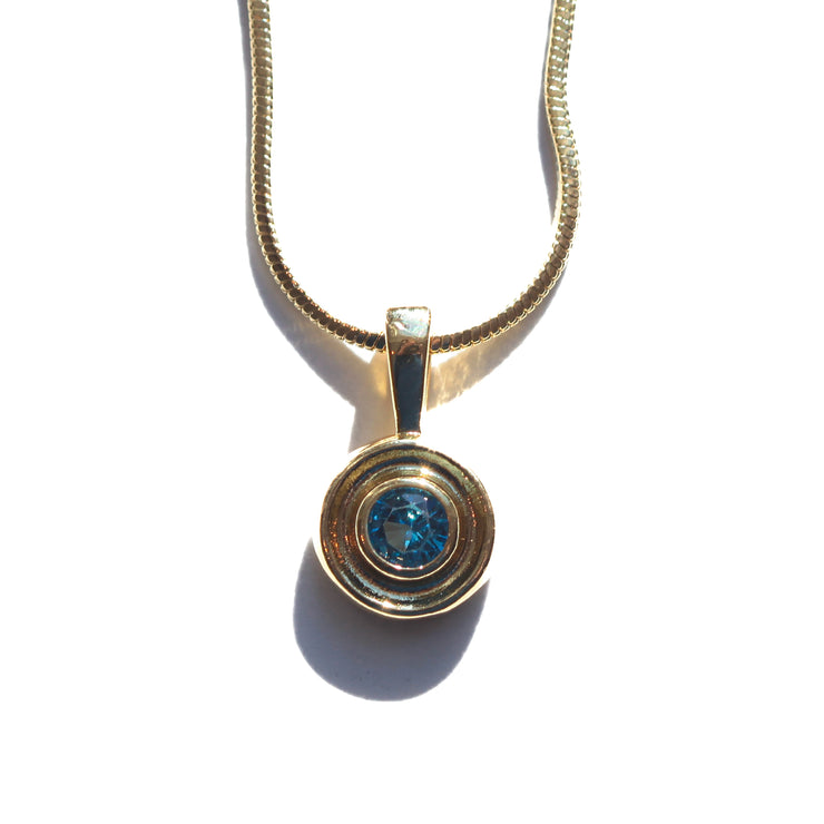 Blue Sapphire Nantucket Necklace