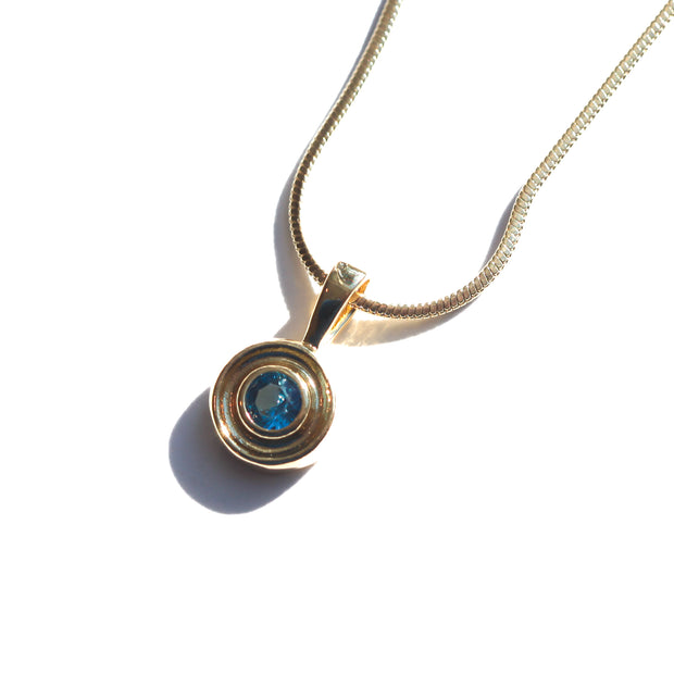 Blue Sapphire Nantucket Necklace