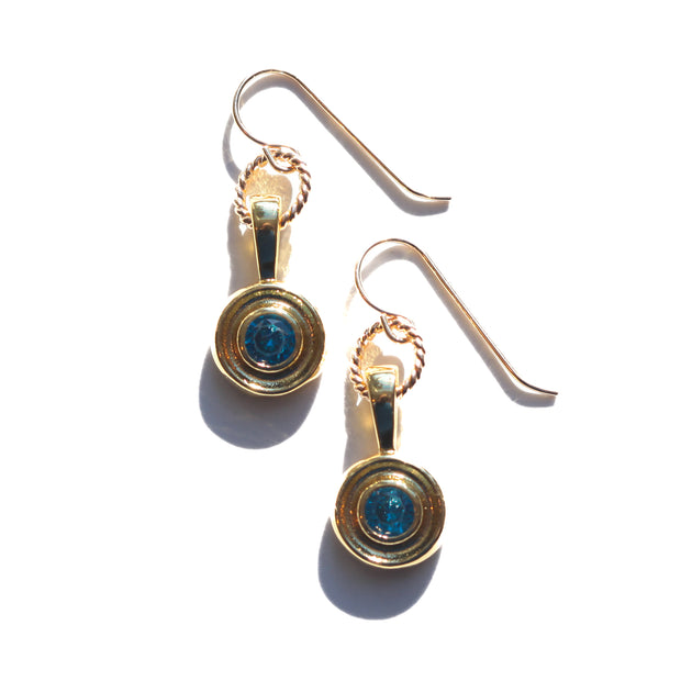Blue Sapphire Nantucket Earrings