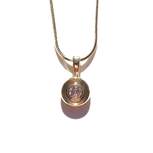 Pink Moonstone Nantucket Necklace