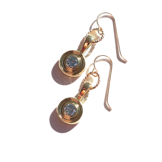 Aquamarine Nantucket Earrings
