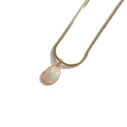 Opal Rose Cut Necklace
