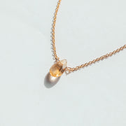Citrine Little Gemstone Necklace