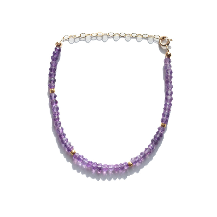 Amethyst Gemstone Bracelet