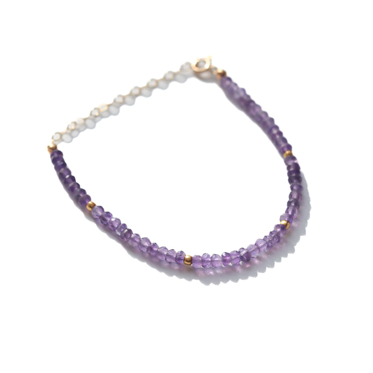 Amethyst Gemstone Bracelet