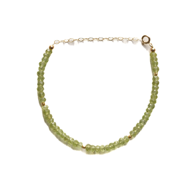 Peridot Gemstone Bracelet