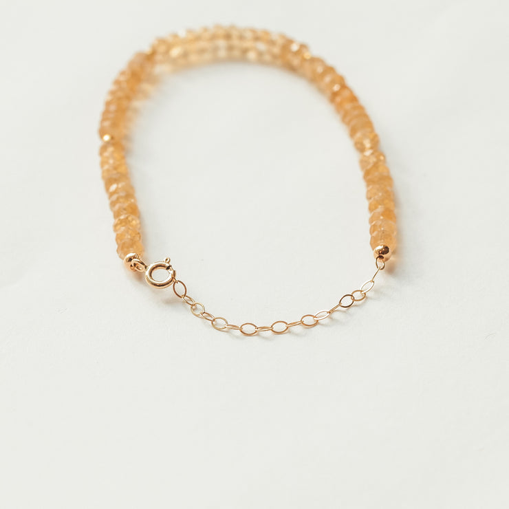 Citrine Gemstone Bracelet