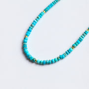 Turquoise Moon Cycle Necklace