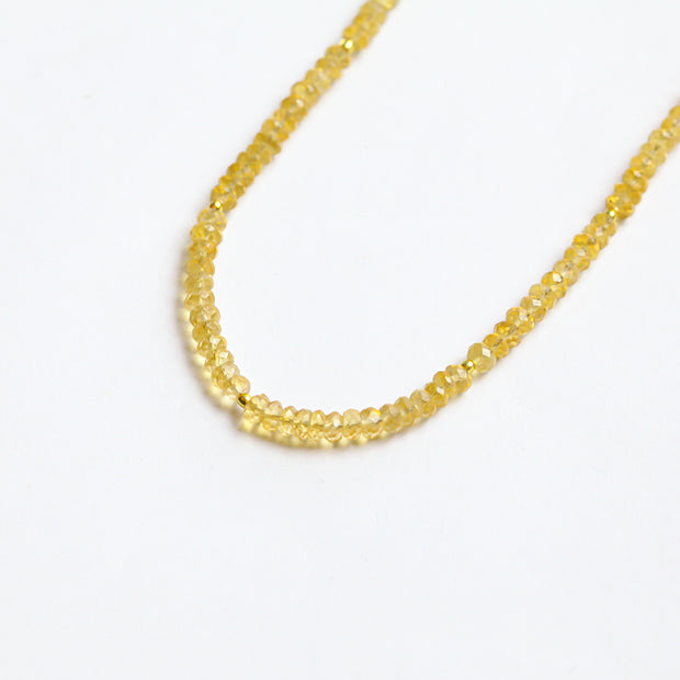 Citrine Moon Cycle Necklace