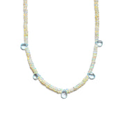 Opal and Aquamarine Felicity Necklace