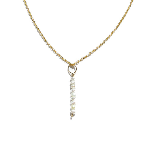 Ivory Pearl Drops Necklace