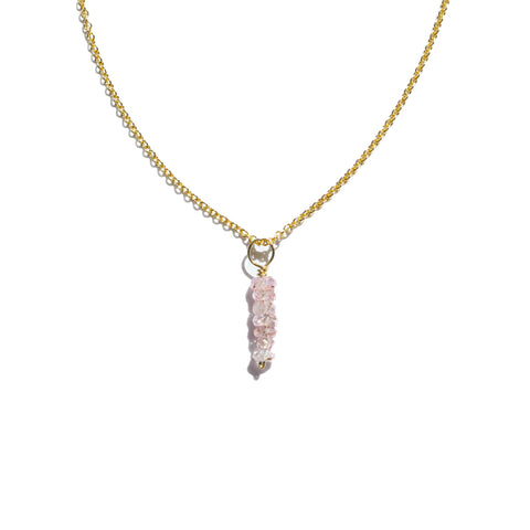 Lavender Sapphire Drops Necklace
