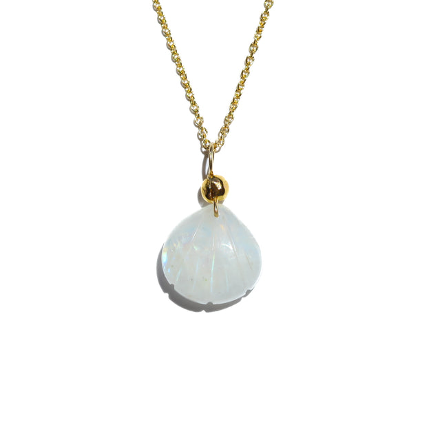 Moonstone Shell Necklace