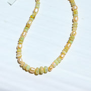 Fire Opal Heather Necklace