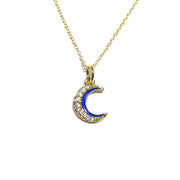 Sapphire Moon Necklace