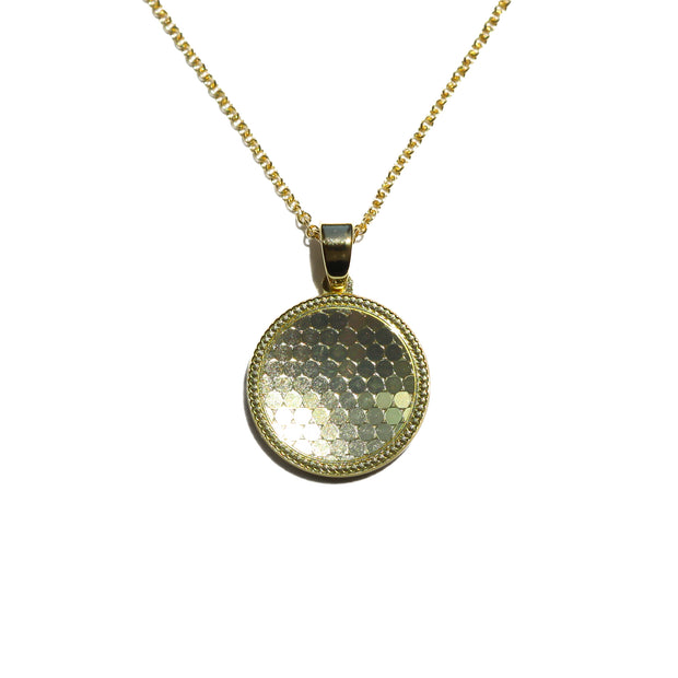 Pisces Disk Necklace