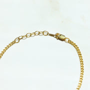 Gold Curb Chain Bracelet