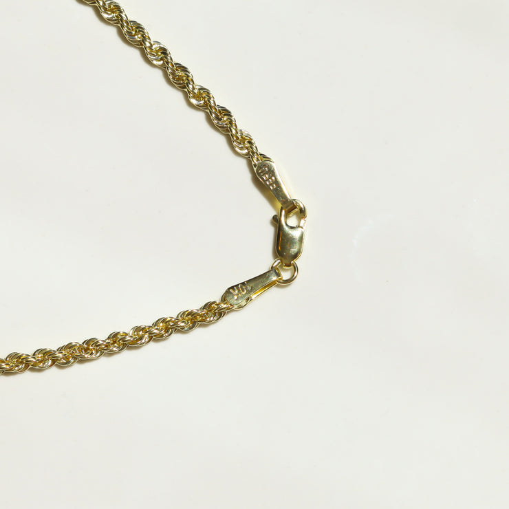 Gold French Rope Chain 3mm