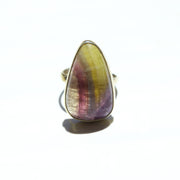 Fluorite Adjustable Gemstone Ring