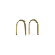 Gold Staple Earrings XS