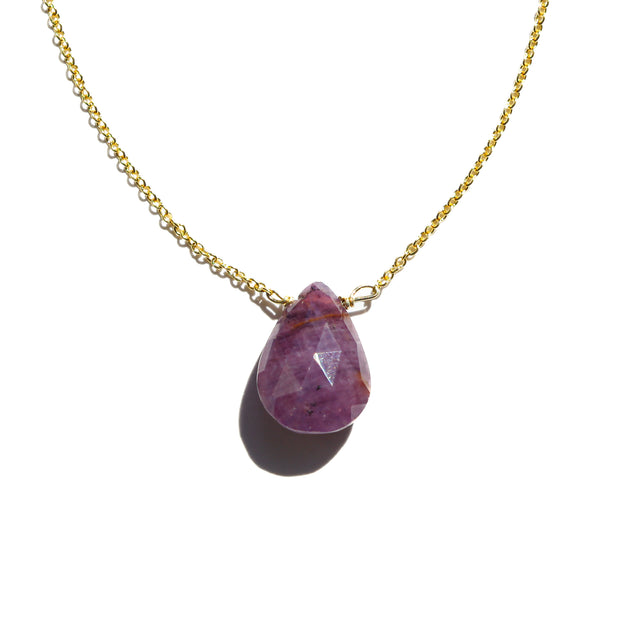 Ruby Little Gemstone Necklace