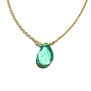 Emerald Quartz Little Gemstone Necklace