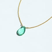 Emerald Quartz Little Gemstone Necklace