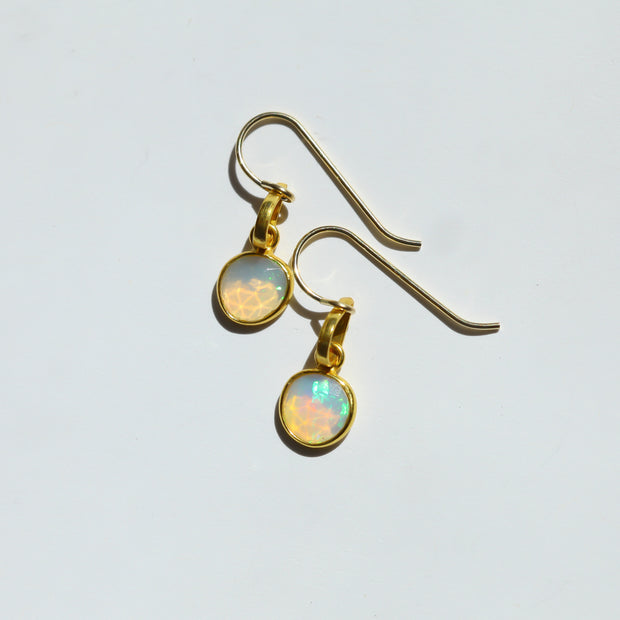 Opal Rose Cut Earrings